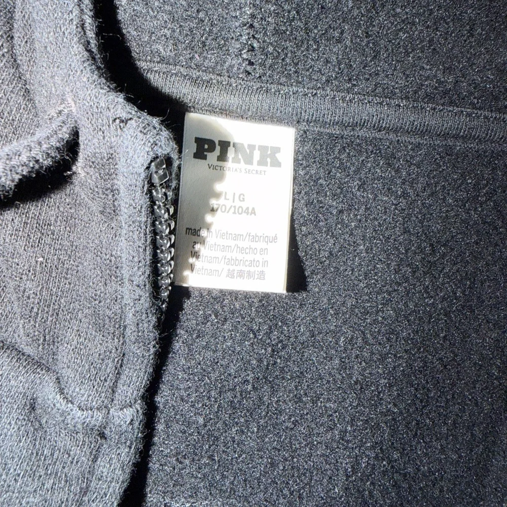 PINK Victoria's Secret Charcoal Hoodie - Picture 8 of 10